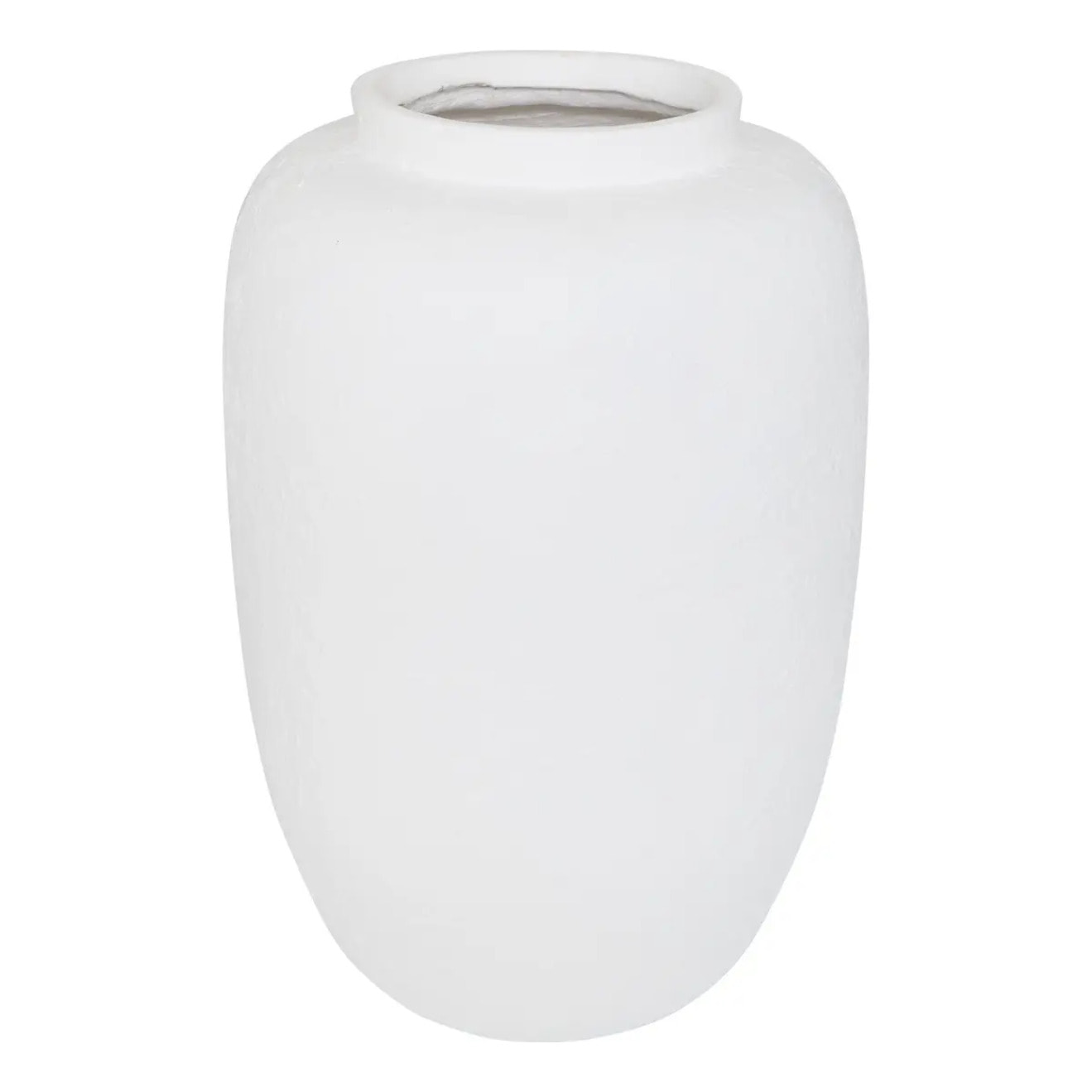 Vase Elene 29,5x29,5x45,5cm Blanc