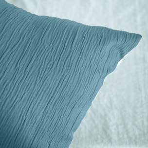 Parure housse de couette 3pcs 100% microfibre_celeste 220x240 cm