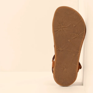 Sandalias N5686 NOBUCK LAVADO CUERO/SATYA color Cuero