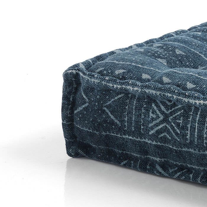 Tomasucci Pouf rectangulaire YARA BLEU Multicolore