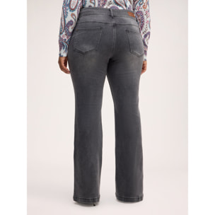 Fiorella Rubino - Jeans Flare con pañuelo - Gris