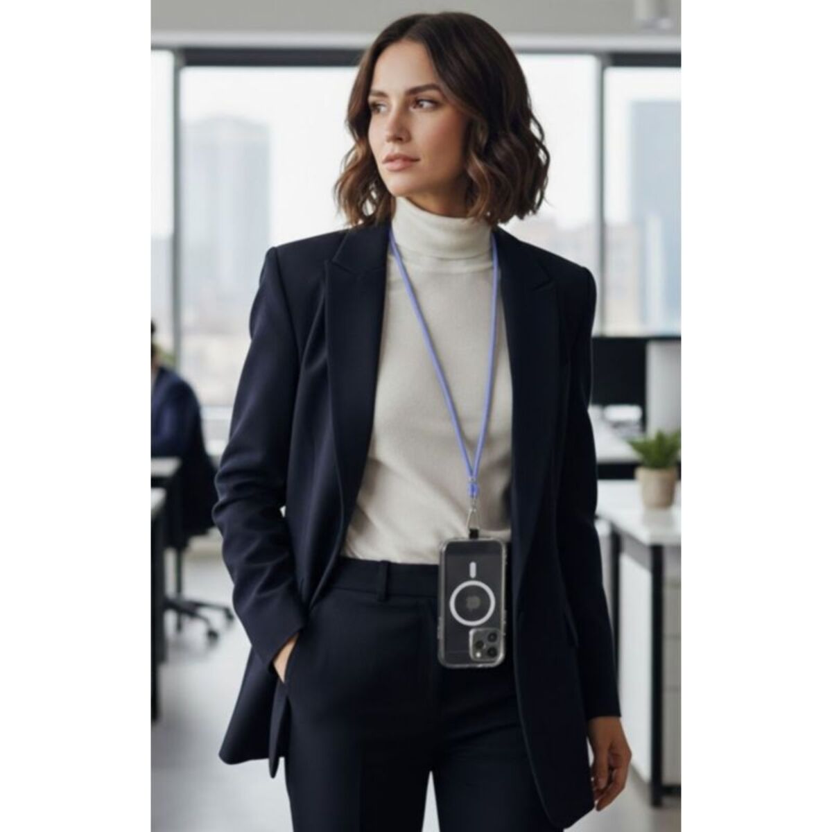 Cordon téléphone ESSENTIELB Amovible Violet doux