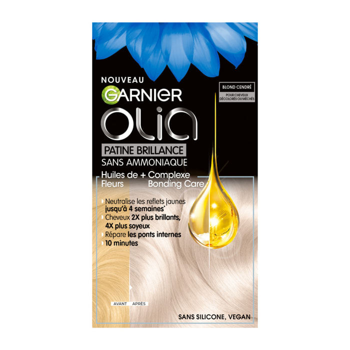 Garnier Olia Patine Brillance Coloration Semi-Permanente Blond Cendré 120g