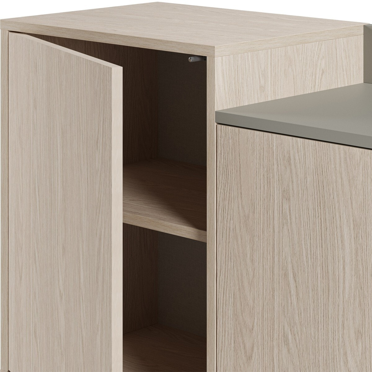 Buffet 4 portes bicolore - AMOS