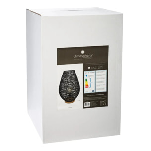 Lampe "Etel" noir H55cm