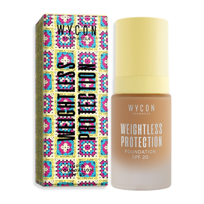 WEIGHTLESS PROTECTION FOUNDATION Fondotinta perfezionatore d'incarnato con SPF 20