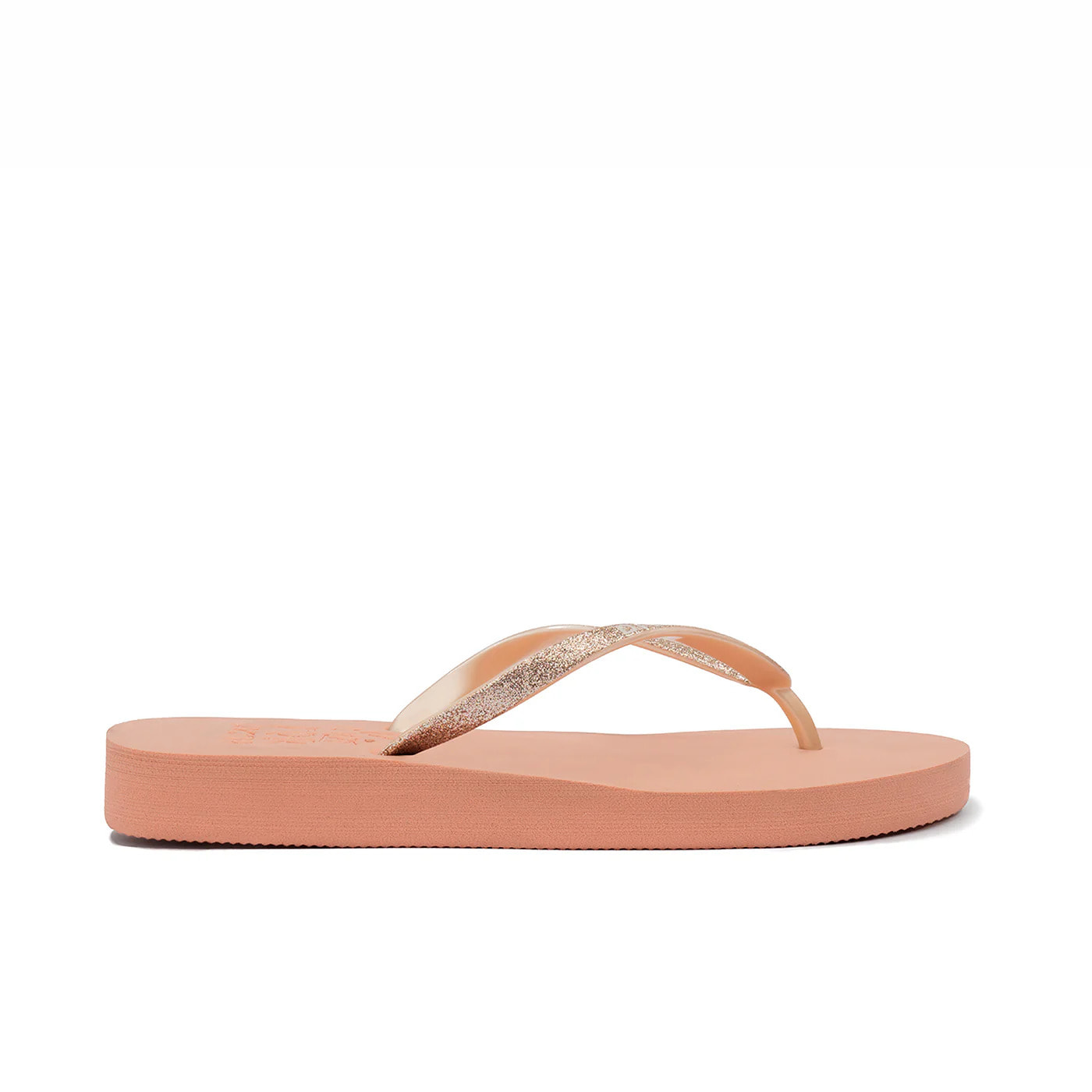 Sandalias Flip Flop Glitter en Rosa D.Franklin