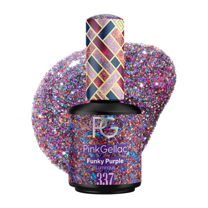Vernis semi-permanent - 337 Funky Purple - 15 ml
