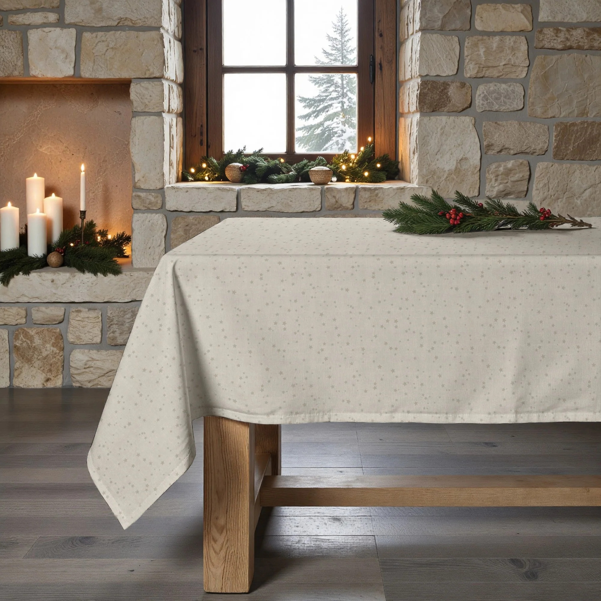 Nappe en résine Anti-tâches Merry Christmas 23 100