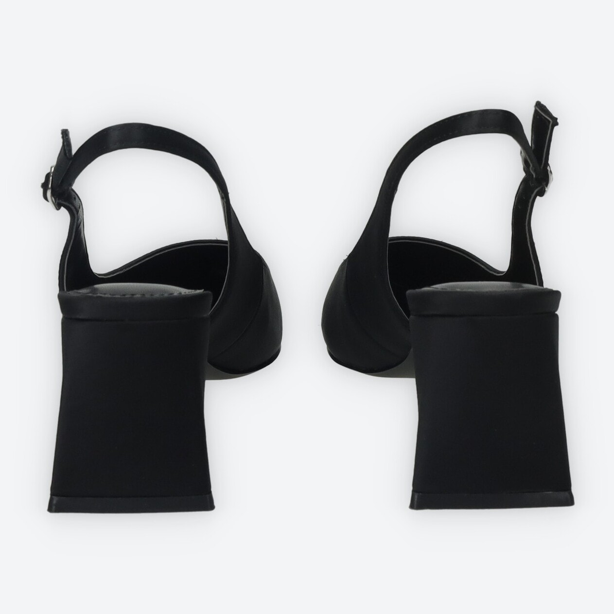 Décolleté sling back Donna Tata Italia Nero