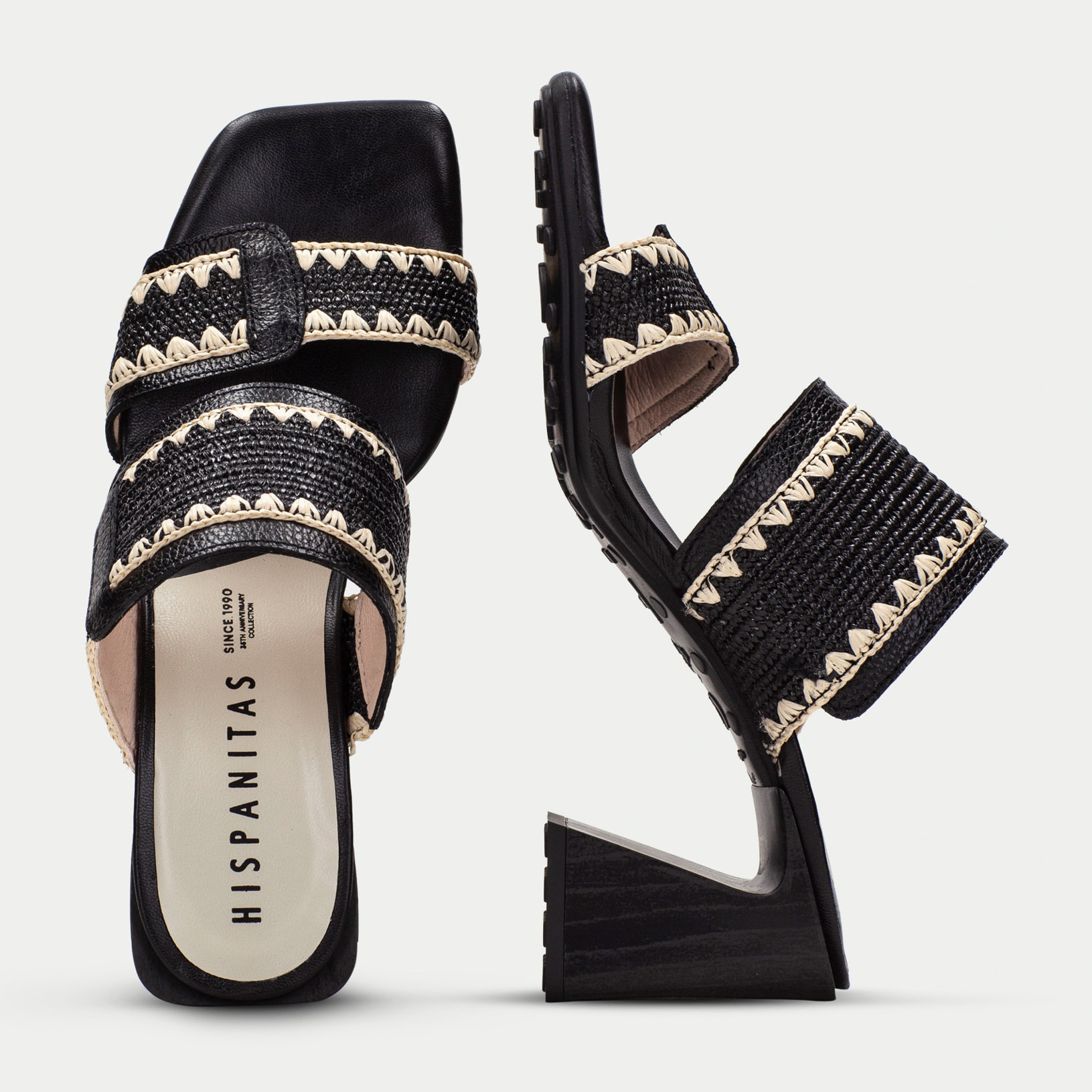 Sandalia Miami Negro 5 cm