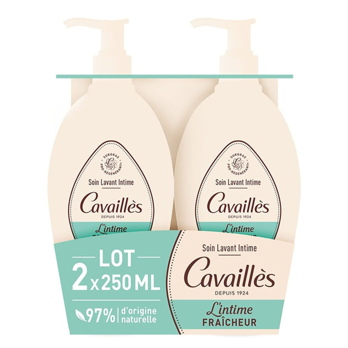 L'intime Fraïcheur - Soin Naturelle Hygiène Intime - Lot de 2x250ml