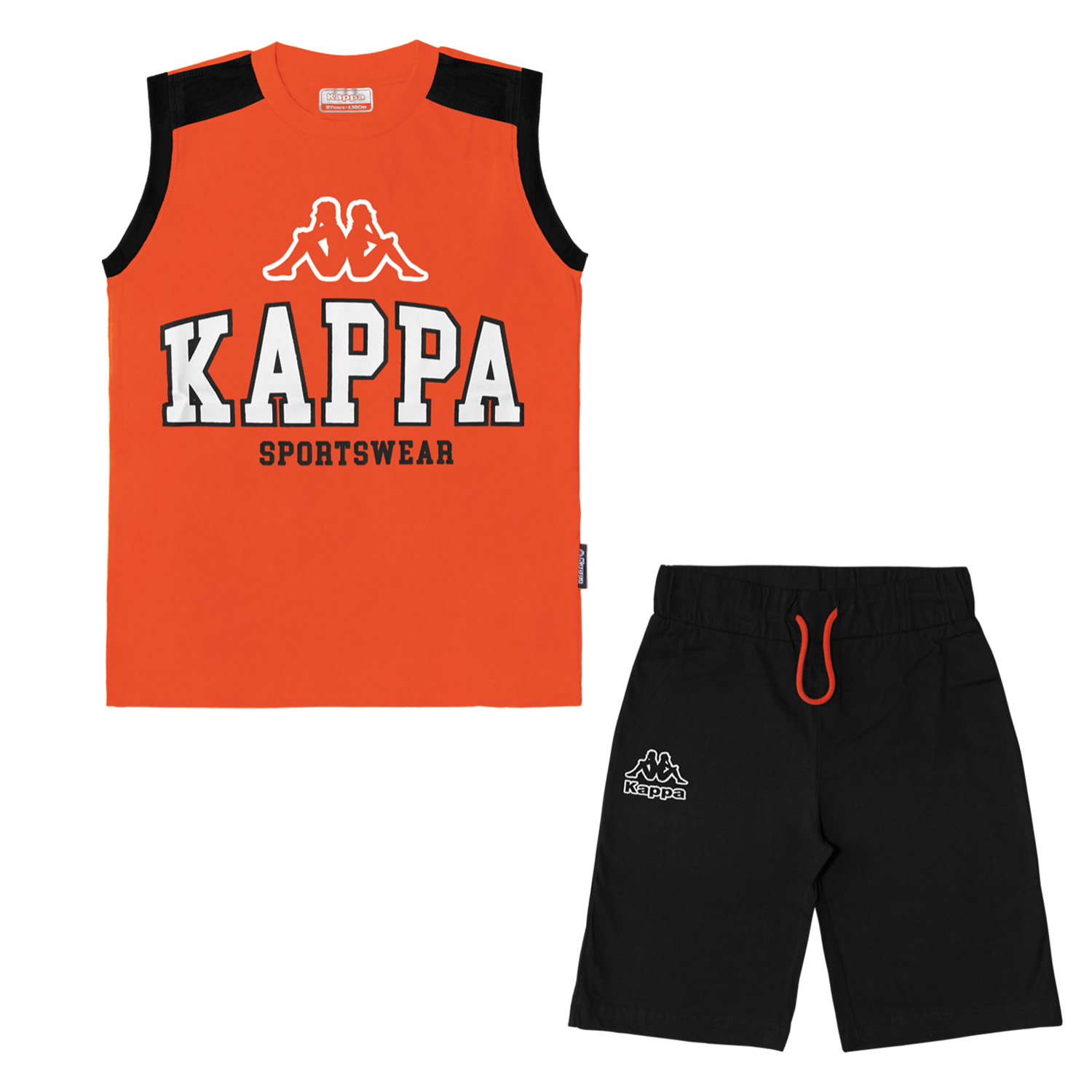 Completo Corto Bimbo Ragazzo KAPPA Cotone