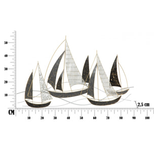 PANNELLO IN FERRO VELIERO CM 91X2,5X55,9
