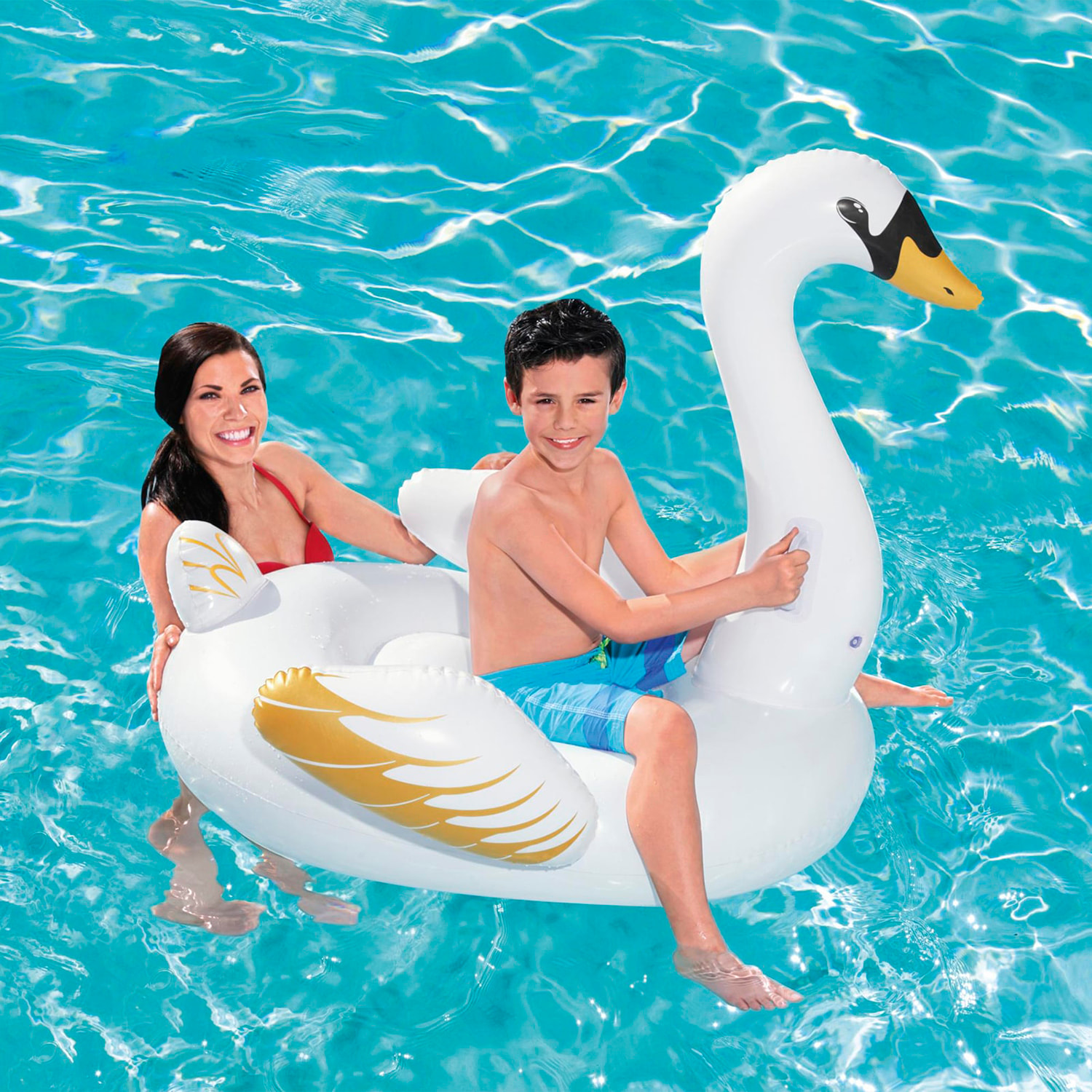 Cisne infantil con asas Bestway 122x1.22 cm.