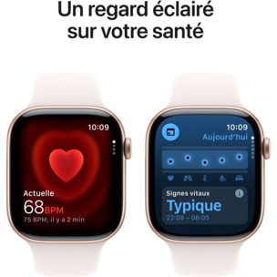 Montre connectée APPLE WATCH 42mm Alu Or Rose Serie 11 S/M
