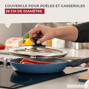 Couvercle de cuisson en verre 28 cm Fackelmann