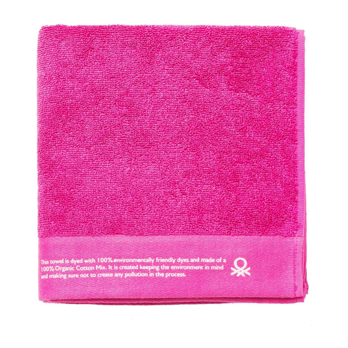 Toalla 50x90cm algodón orgánico 450gsm fucsia be