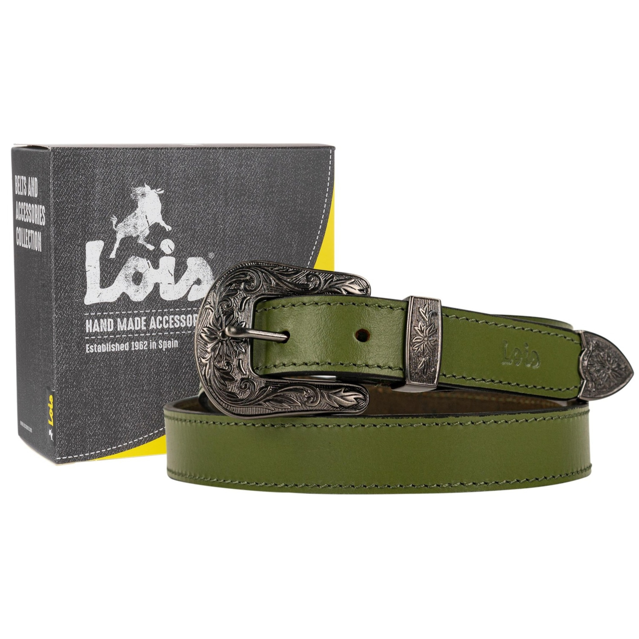 Cinturon Mujer Lois Cinturones Verde 110