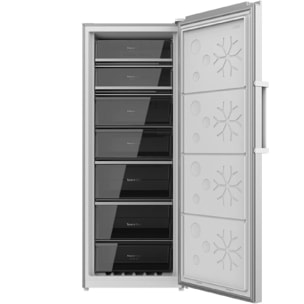 Congelatori verticali Bolero CoolMarket UF 380 Inox Cecotec