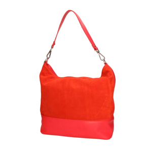 Borsa a spalla da donna - Modello Graziana - Vera pelle - 33.0 x 35.0 x 11.0 cm