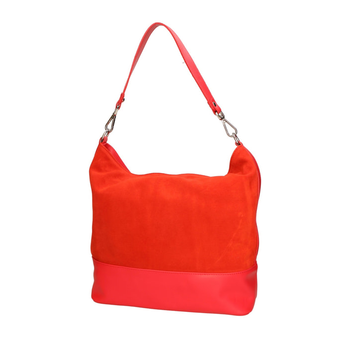 Borsa a spalla da donna - Modello Graziana - Vera pelle - 33.0 x 35.0 x 11.0 cm
