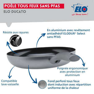 Poêle tous feux sans PFAS Elo Ducato