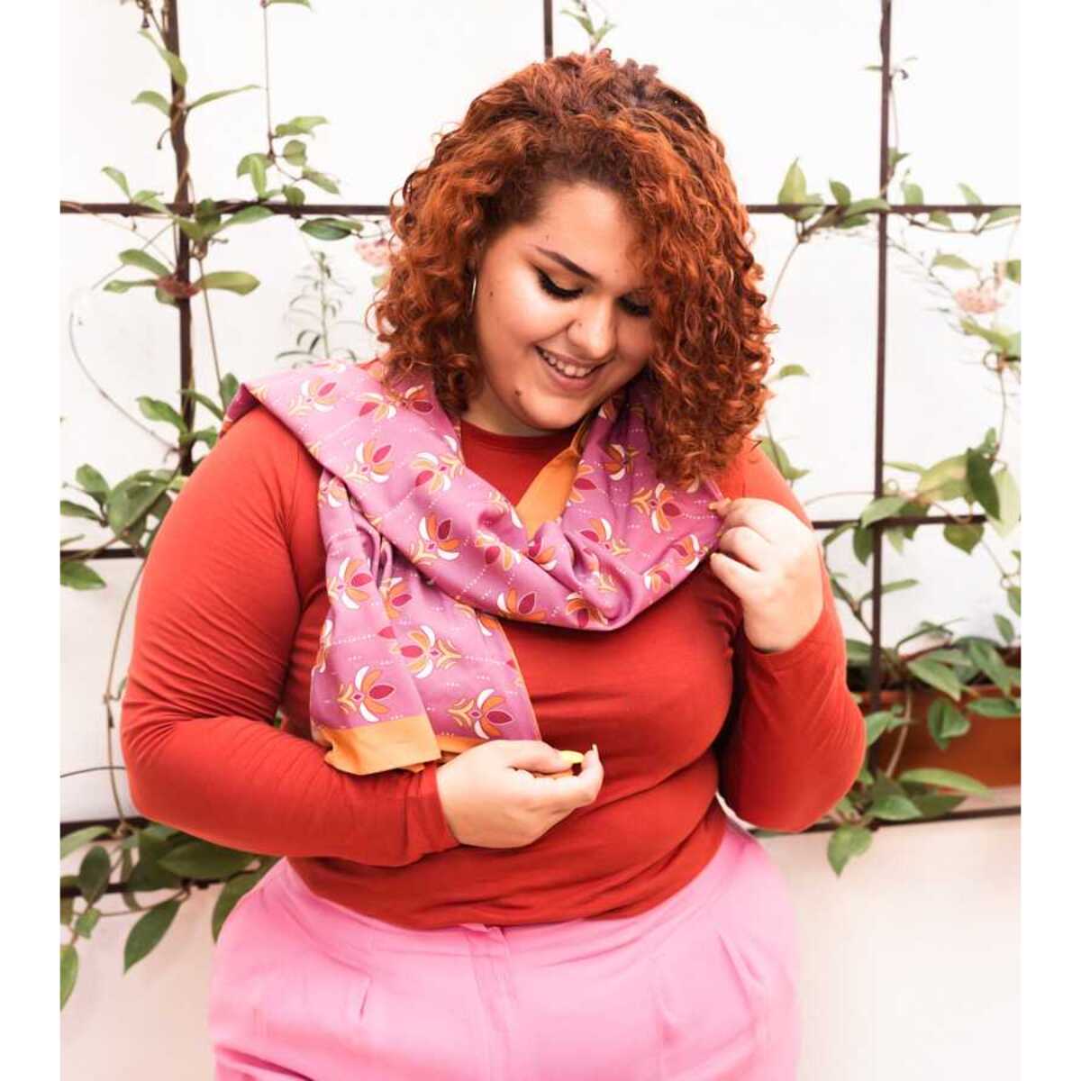 Pañuelo rectangular "Hermana, te quiero"