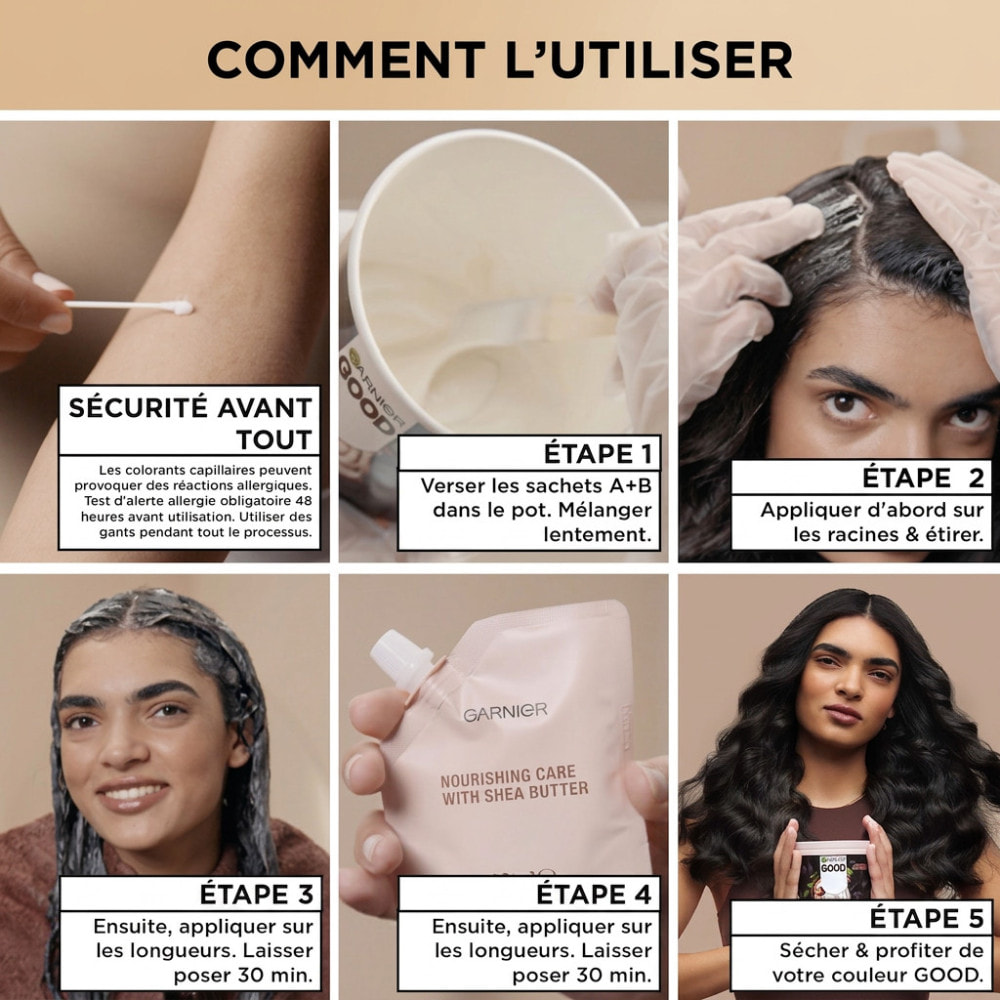 Garnier Good Coloration 5.32 Châtain Doré Cannelle