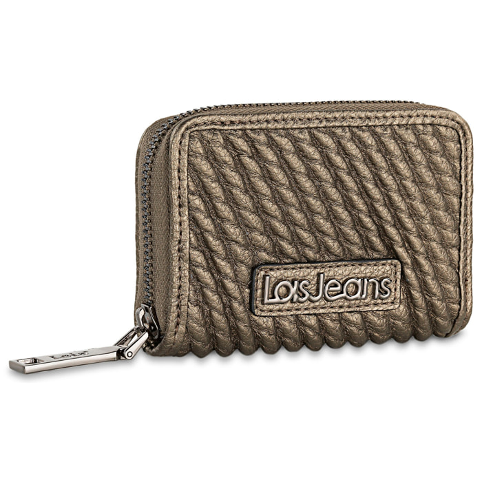 Tarjetero Monedero Lois Silverthrone Plata Oscuro