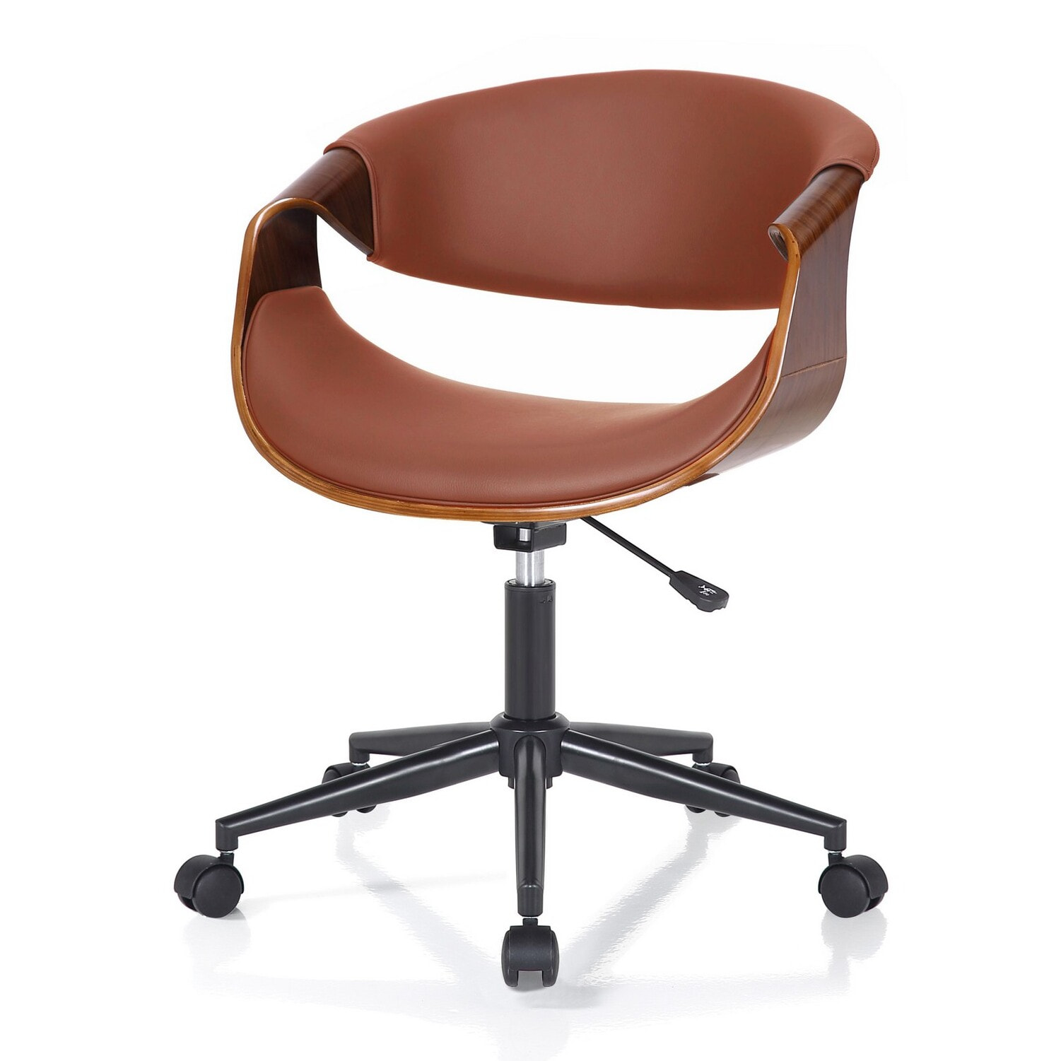 ORESTELUCHETTA poltrona da ufficio MICHIGAN DARK WOOD