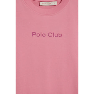 Camiseta Tori color rosa con logo Minimal Combo Polo Club