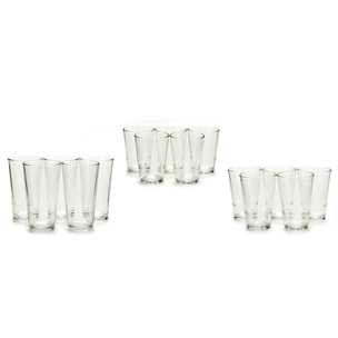 Set 18 vasos lineas colección vivalto