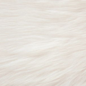 Tapis enfant fausse fourrure blanc 60x90cm