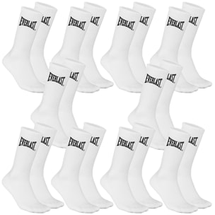 Set de 10 pares de calcetines everlast blancos talla