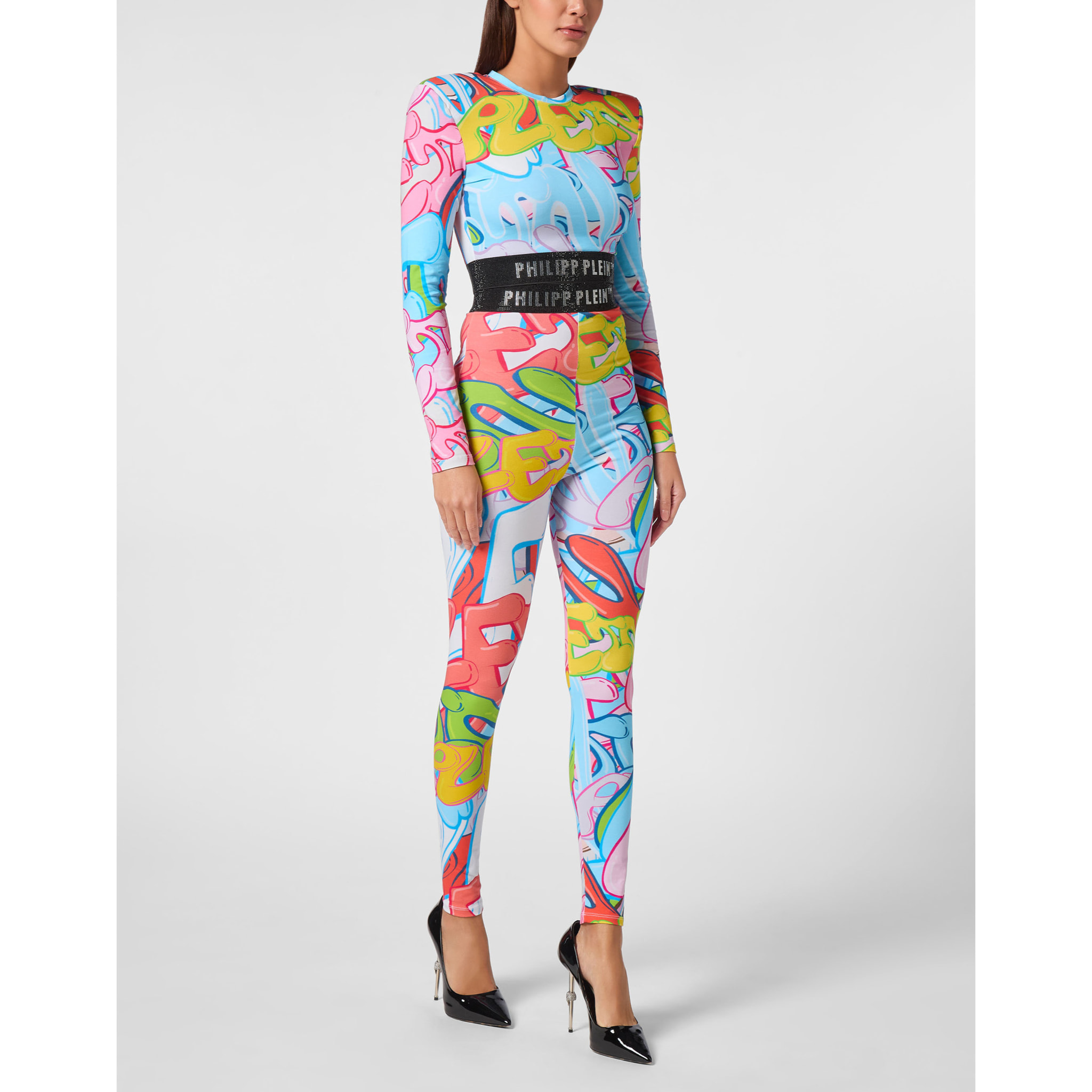 PHILIPP PLEIN Camiseta Cuello Redondo BOMBING GRAFFITI