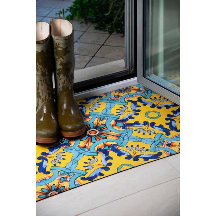 Tapis de bain Soft Excelsa- Trinacria, Caoutchouc Multicolore