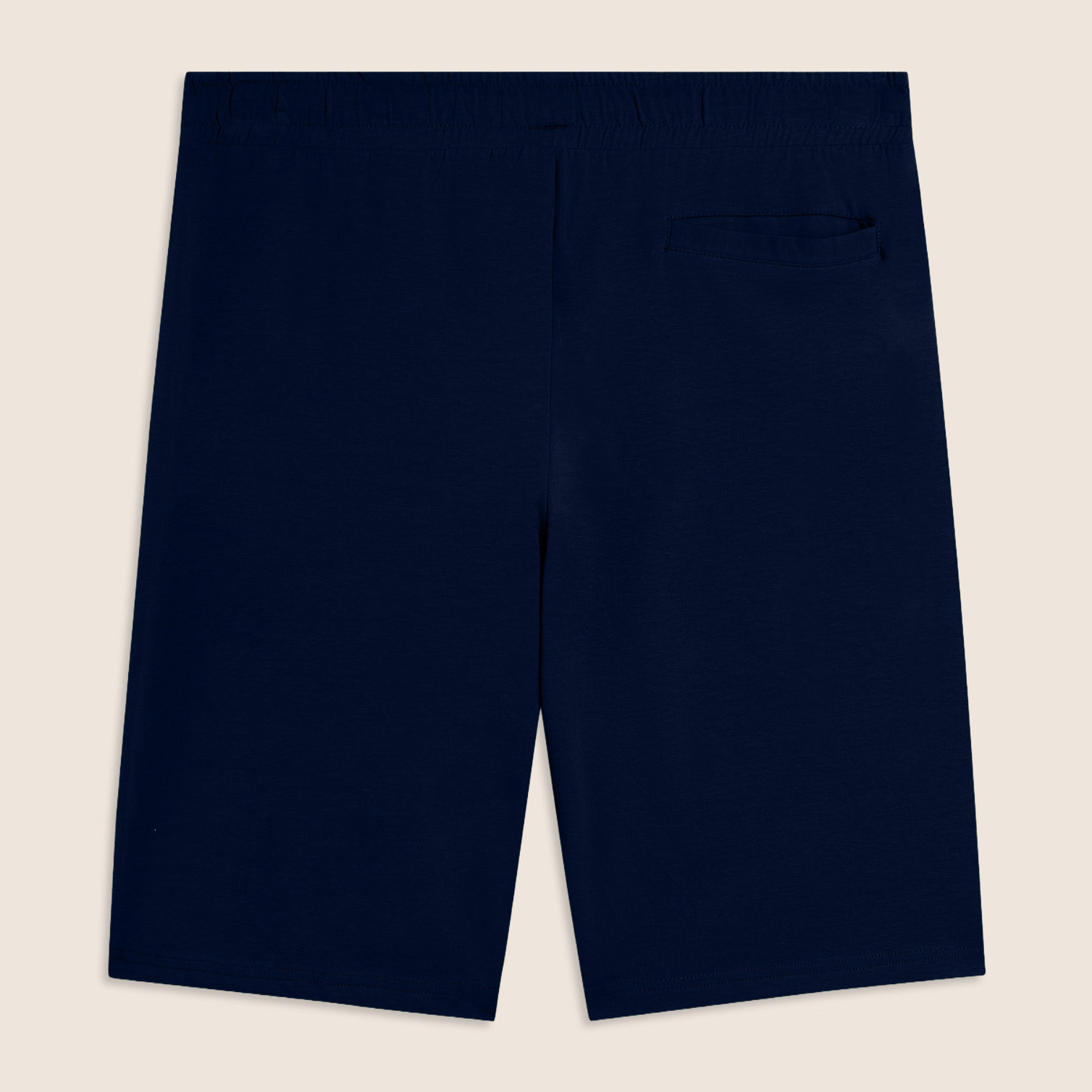 Pantaloni corti in jersey stretch con taschino