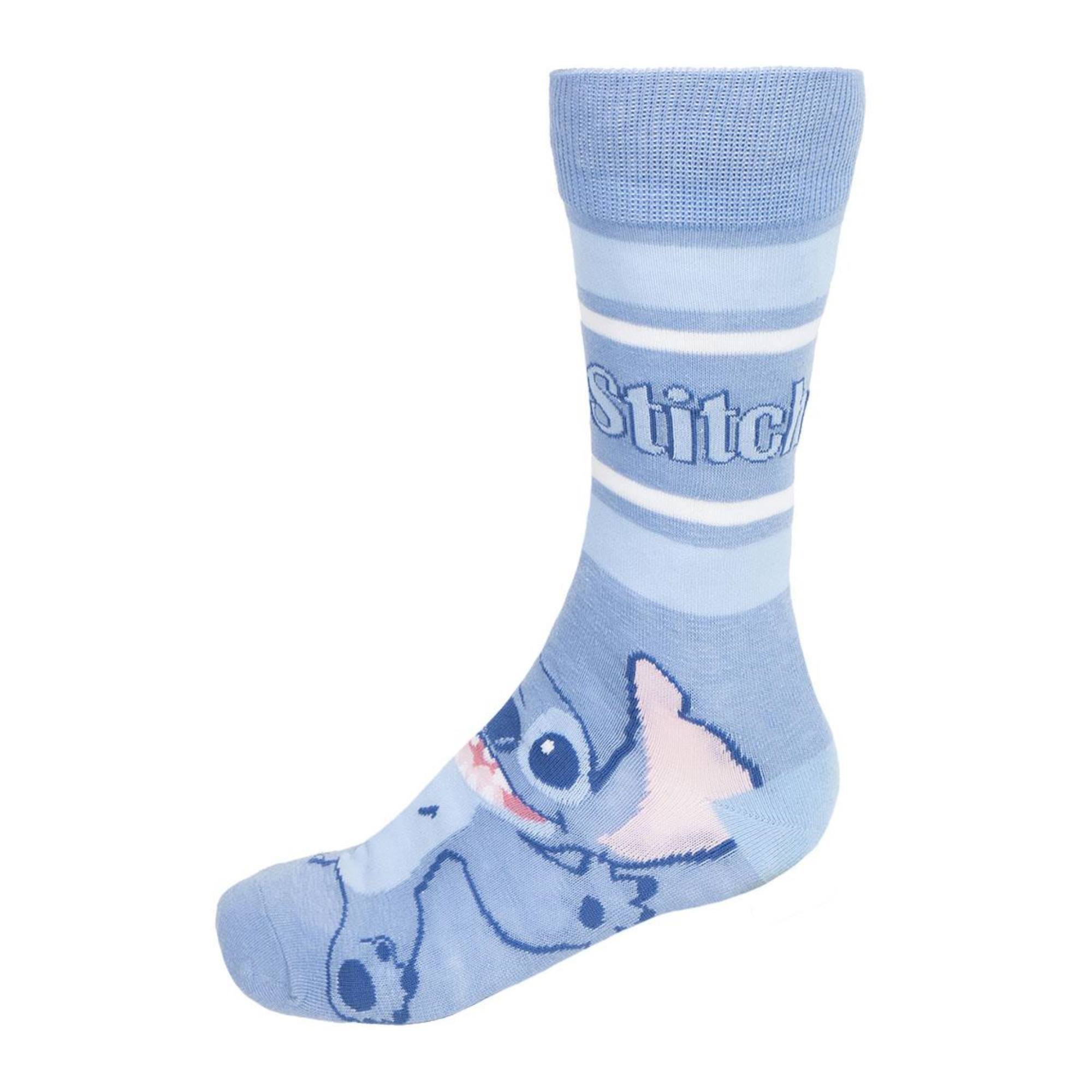 Pack de 3 calcetines diseño stitch