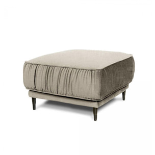 Pouf taille S Fiorenzo Tissu Beige