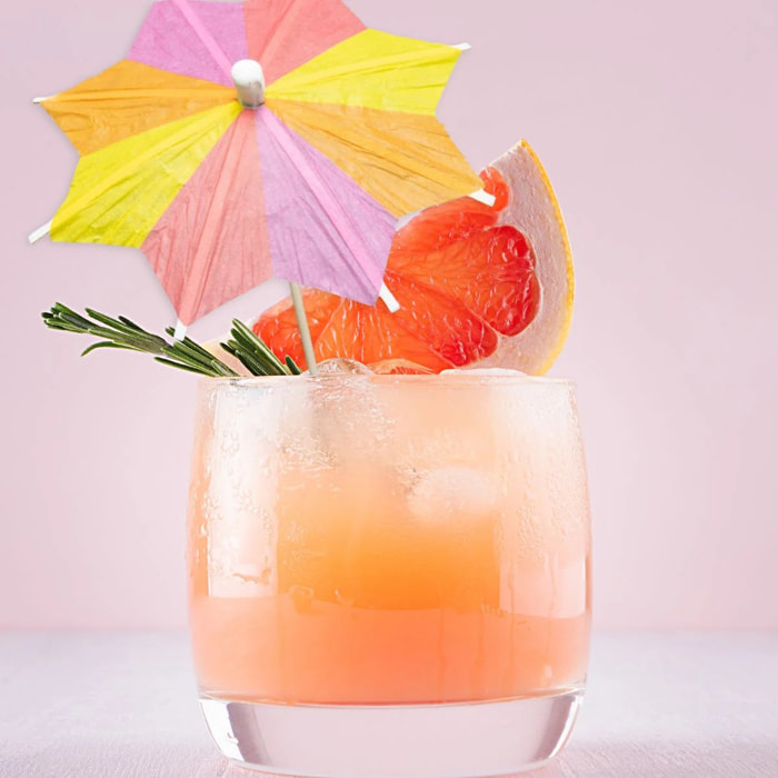Lot de 15 mini parasols pour cocktail Fackelmann Nature