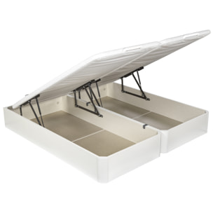 Canapé Abatible 32CM | ENVÍO, MONTAJE Y RECOGIDA ANTIGUO INCLUIDO | Madera | Blanco | Gran capacidad | Tapa 3D | WHAT THE SLEEP
