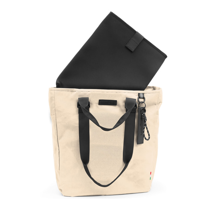 SHOPPING BAG ECO LARGE BEIGE