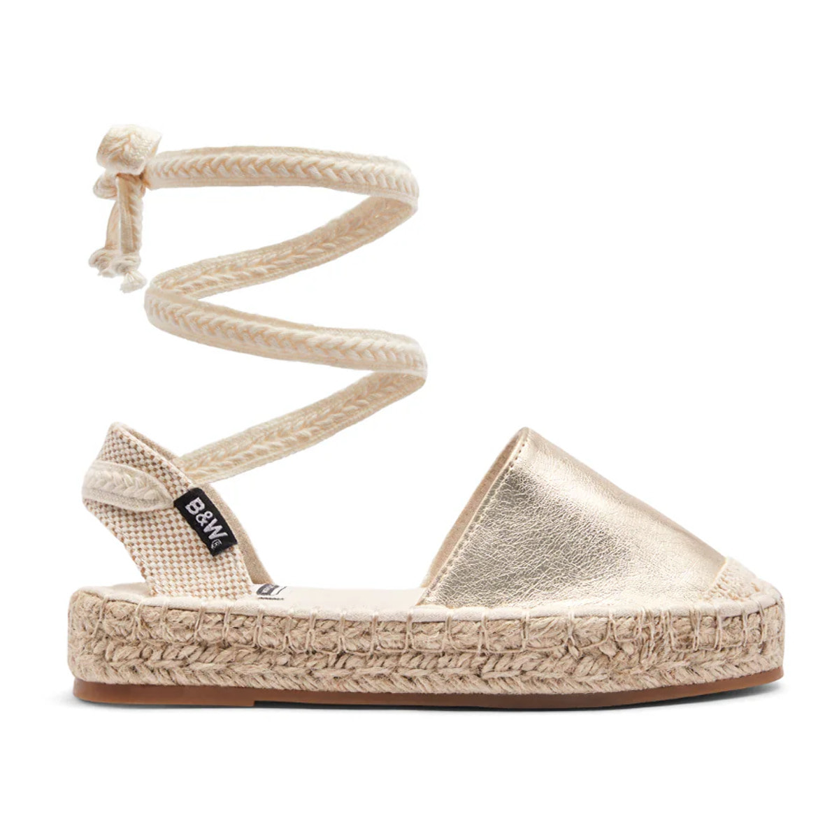 Alpargatas de Niña Básicas Dorado