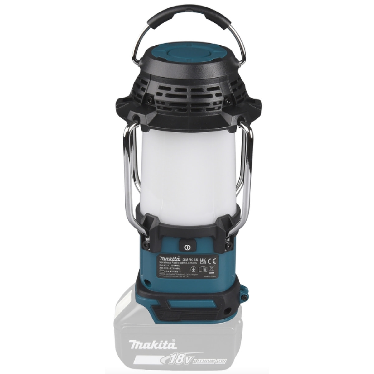Radio con linterna inalámbrica MAKITA led 14,4/18v li-ion - Sin batería ni cargador - DMR055