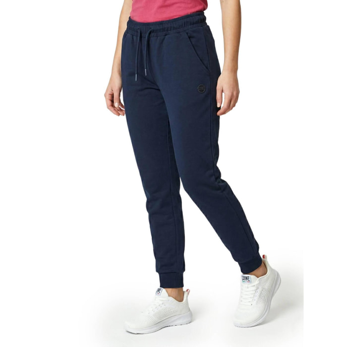 Jogger donna fit morbido Leone 1947 Apparel con logo tono su tono