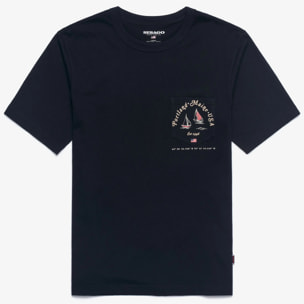 Sebago - T-Shirts & Top Uomo Donna Blu - REGATTA USA T