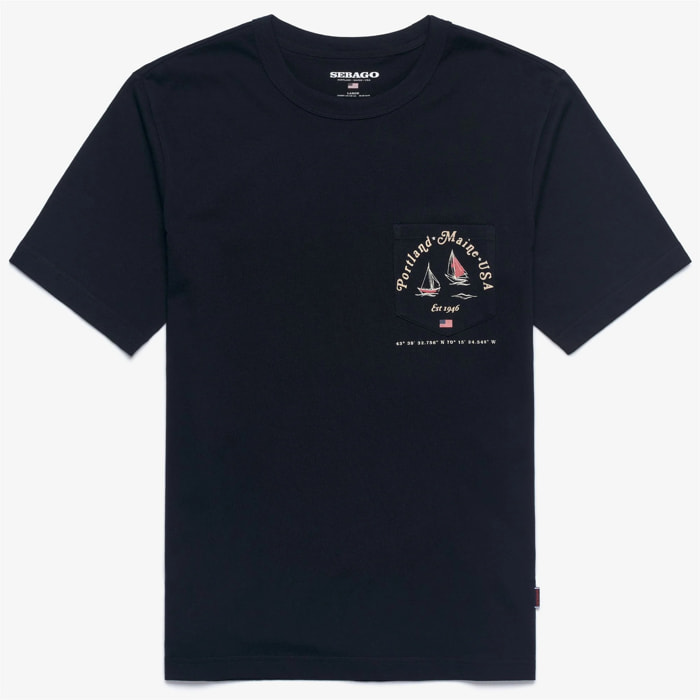 Sebago - T-Shirts & Top Uomo Donna Blu - REGATTA USA T