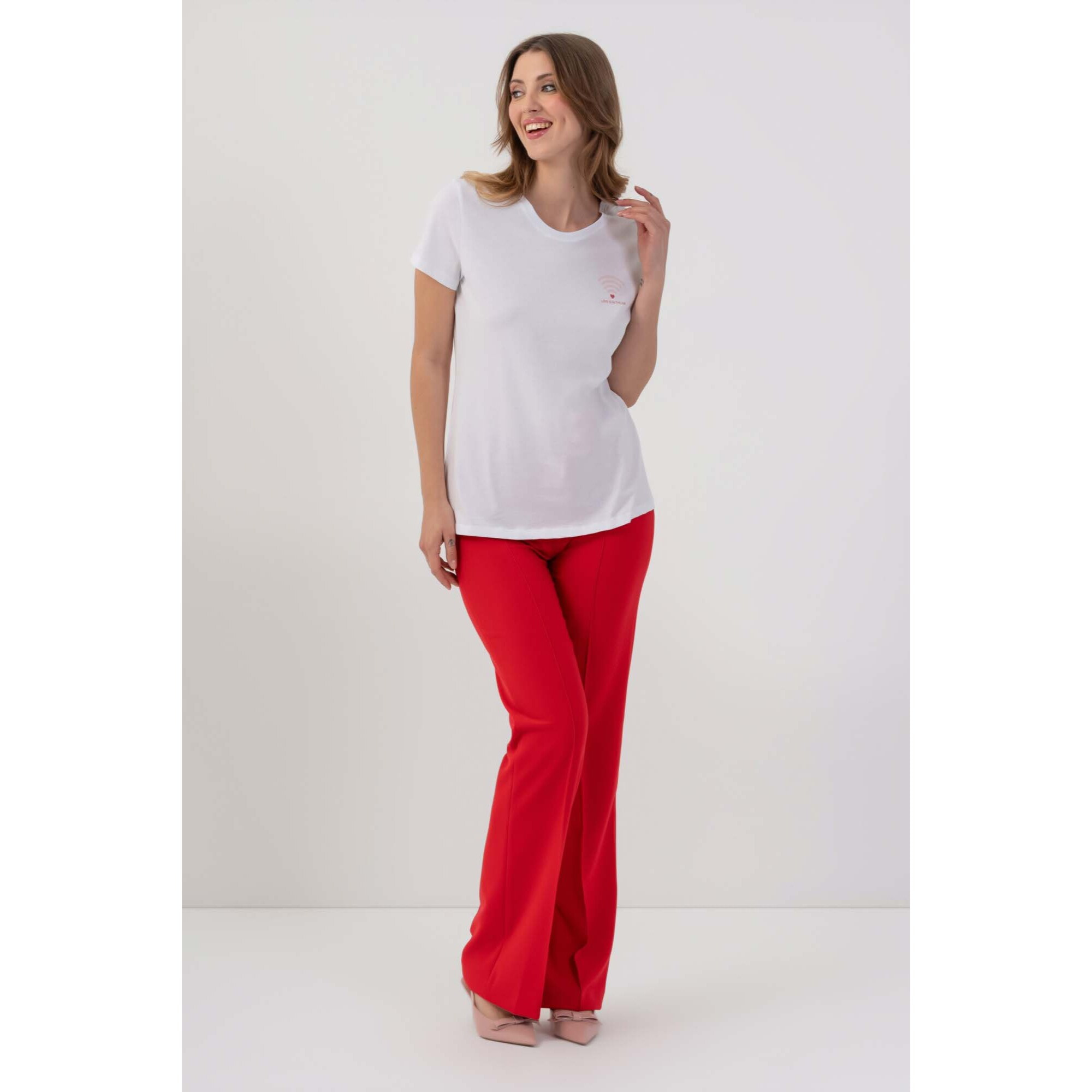 Kocca - T-shirt con stampa Donna, Tinta unita, Girocollo