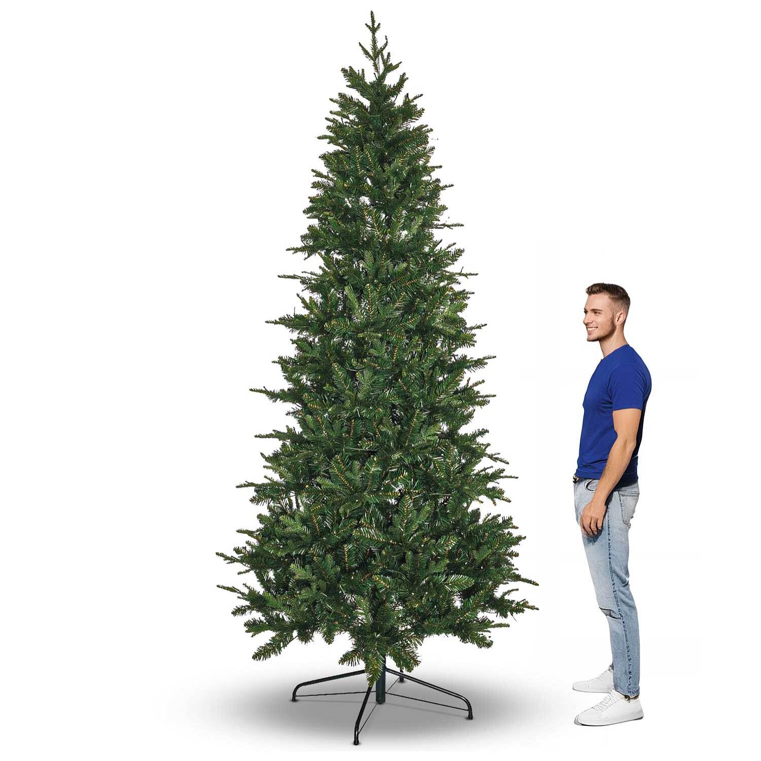 Venere - Albero di Natale effetto realistico in PE e PVC ø125x270H, 2267 rami